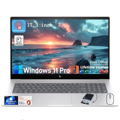 HP Envy 17.3 Touchscreen Laptop - with Office Lifetime License ...