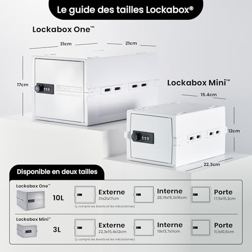 Boîte de rangement verrouillable sans BPA pour sécuriser la maison - 6
