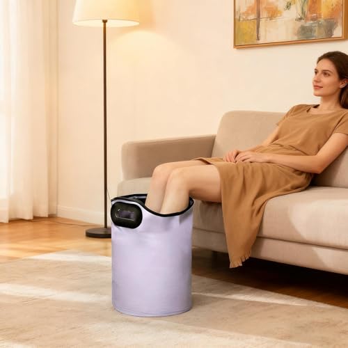 Cuidado de los pies en casa con cubeta plegable de gran capacidad 4