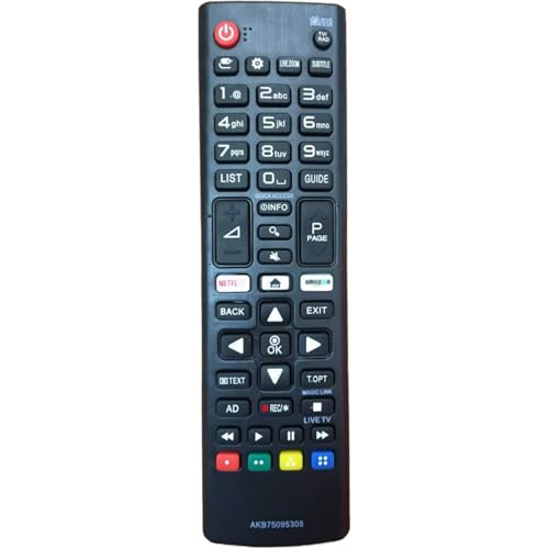 AKB75095308 para Mando Universal TV LG Compatible con Todos Mando LG Smart TV, Preprograma
