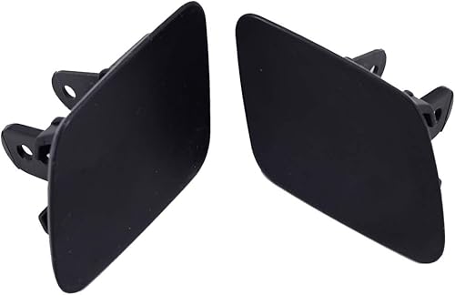 Tapa para arandela de faros delanteros, 1 par delantero izquierdo y derecho compatible con BMW X5 E70 lado del conductor y del pasajero 51657199141