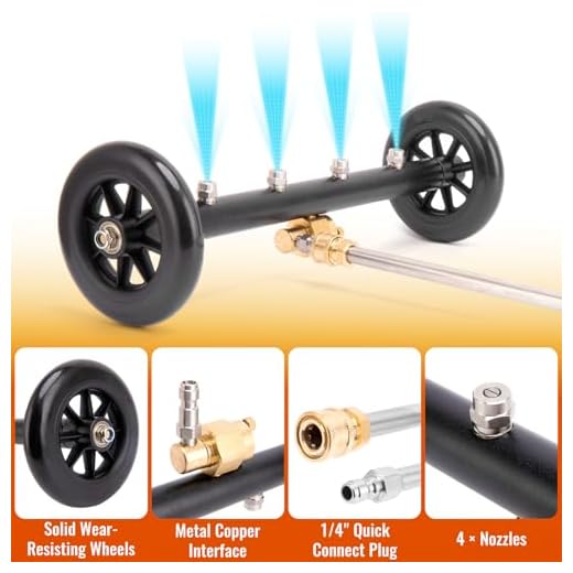 2-in-1 Pressure Washer Undercarriage Attachment