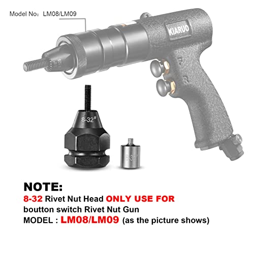 KIARUO 8-32 Self-Locking Rivet Nut Gun Head(1pc) use for LM08/LM09 Rivet Nut Gun by KIARUO - Image 2
