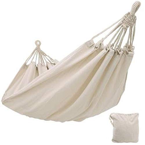 Hamac Double Hammock Outdoor Rollover Prevention Camping Toile Suspending Swing Lit pour Patio Travel Randonnée Hamac Portable