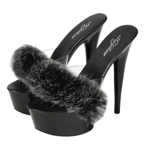 Talons super hauts femme goth oignon sandales habillées de salon