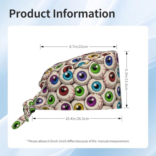 Image of Adjustable Working Cap Breathable Unisex Women Men Elastic Bandage Tie Back Hats Scrub Nursing Doctor Surgeon Cap