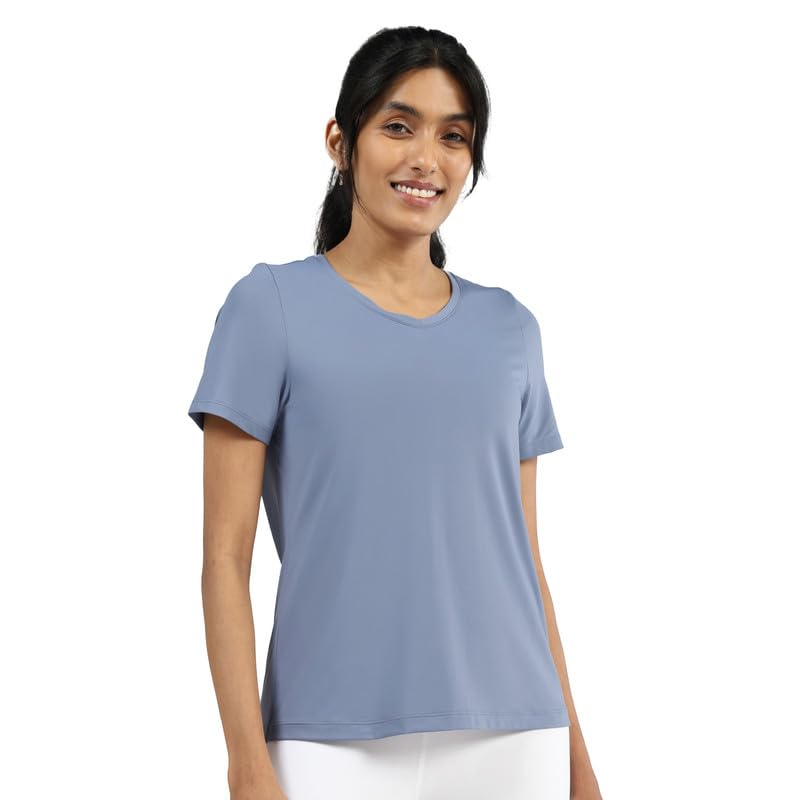 BlissClub Women Nylon Blend Solid Classic Fit T-Shirt - Review, Price and Buying Guide