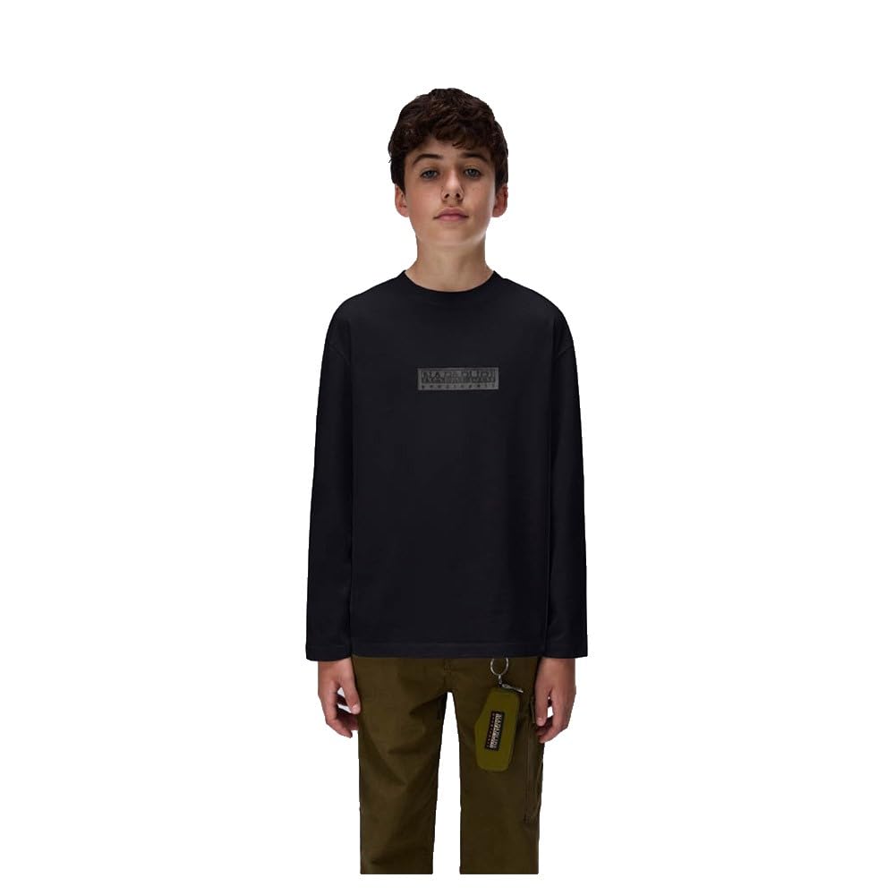 Napapijri New Box Logo Long Sleeve T-Shirt 6 Years