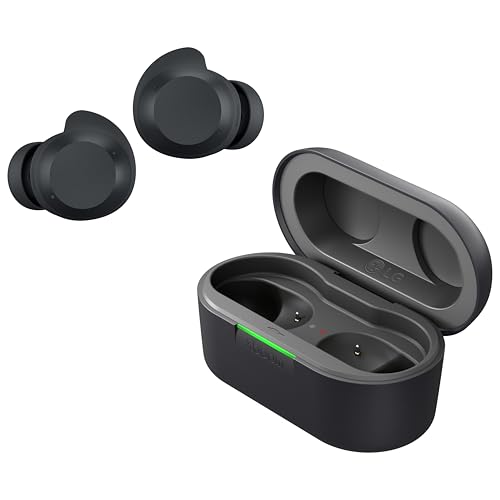Image of LG xboom Buds Plus, xboom Signature Sound by will.i.am with Graphene Drivers, Hybrid Active Noise Cancellation, Up to 30 Hours of Battery, IPX4 Water Resistant, Black