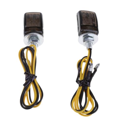 Feux stop clignotants moto universels noirs : Restez visible au freinage