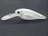 wLure 10 Blank Unpainted Crankbait Wide Wobble Deep Diver Jerkbait Slow Floating Fishing Lures with