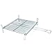 Acan Parrilla Doble de Acero para Barbacoa 50 x 50 cm. Rejilla Grill portátil con Patas Cuadrada, asado de Pescado, Carne. Ideal para jardín, Camping, Acampada