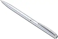 Caneta Luxo Energel High Class Pentel 0.7Mm Cp Prata Tt Azul + Estojo, Pentel, Bl2007Z-Cgf, Corpo Prata Tinta Azul