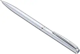 Caneta Luxo Energel High Class Pentel 0.7Mm Cp Prata Tt Azul + Estojo, Pentel, Bl2007Z-Cgf, Corpo Prata Tinta Azul