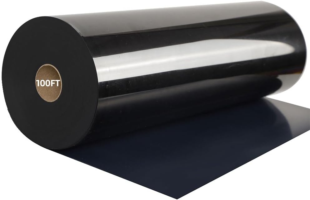 FUNKAKA Orange HTV Heat Transfer Vinyl Roll, 12" x 100ft Glossy Iron-on Vinyl for T-Shirt, Adhesive HTV for All Cutter Machines, Easy to Cut & Weed for Heat Vinyl Design