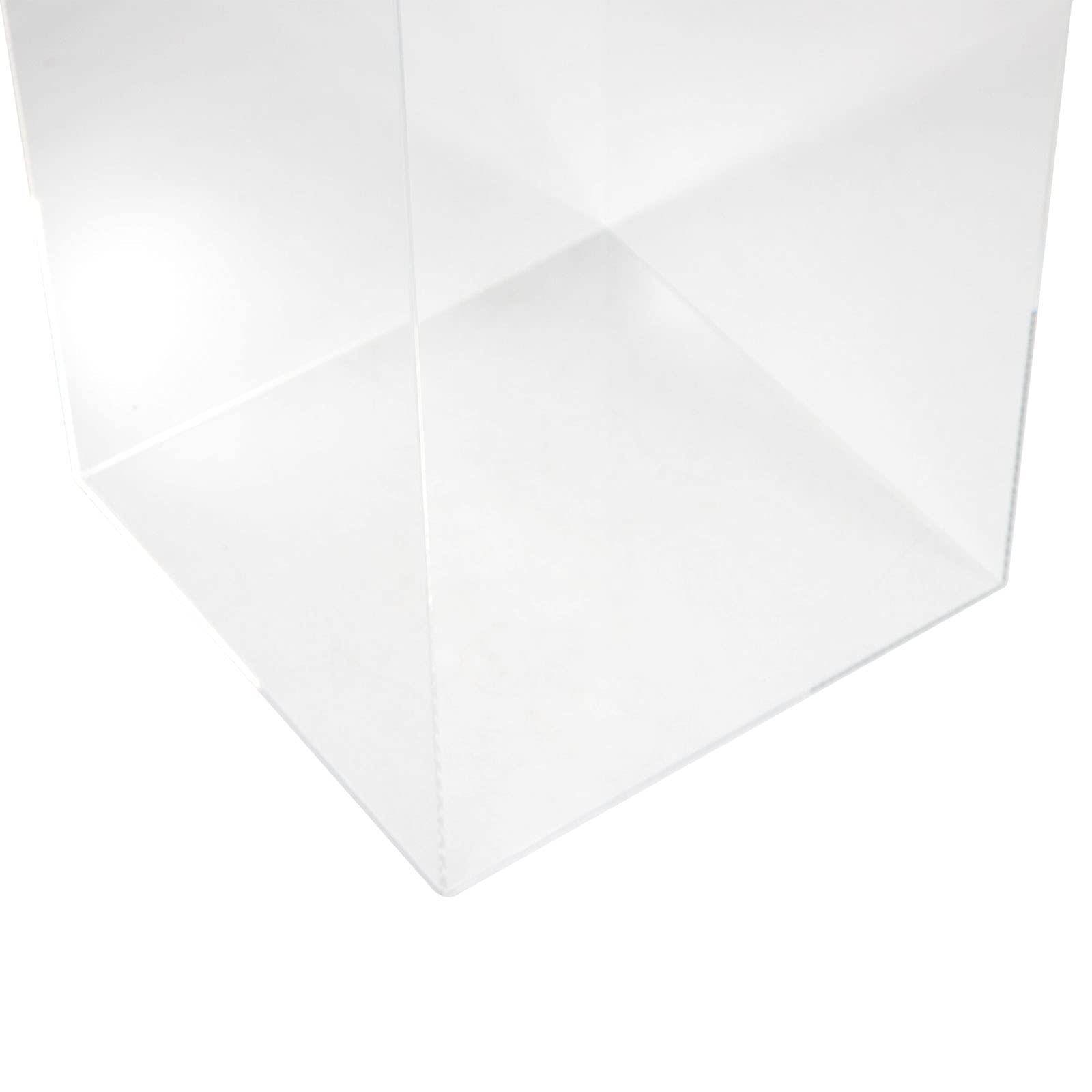 Espositore in acrilico per negozi, vetrine in, trasparente, collezione antipolvere, grande, giocattolo, modello Lego, in acrilico, antipolvere, trasparente, bianco, 30 x 30 x 60 cm