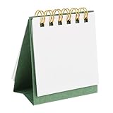 SOPOTUTU Mini Tischkalender mit Notizfunktion Kompakter Monatskalender aus Papier für Büro und...
