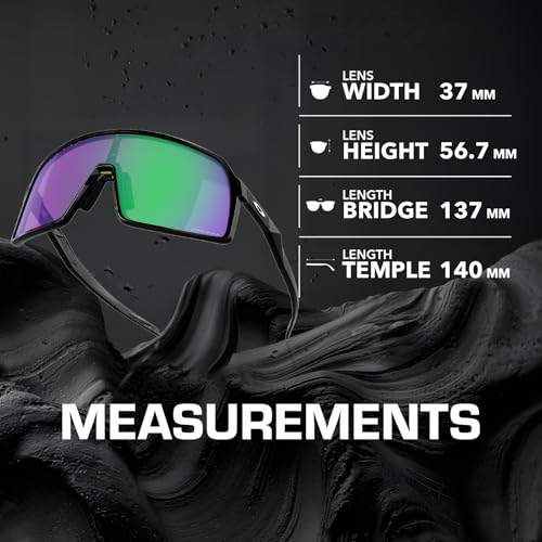 Image of Oakley SUTRO OO9406 Shield Shape Sunglasses With Official Eyewear Kit | Men's & Women's Sunglasses
