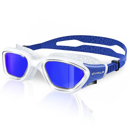 Image of Whale Swim Goggles Polarized Anti-Fog Lenses, Unisex | 100% UV Protection | Anti-Fog Goggles High Definition, Wide-Angle View
