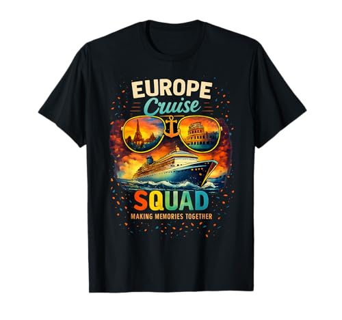 Europe Cruise 2026 Vacation Europe Family Trip 2026 T-Shirt