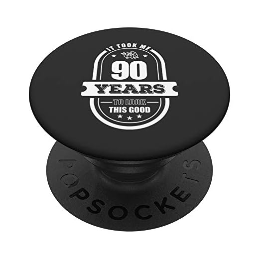 90 cumpleaños regalos para hombres 90 años de edad, retro abuelo 1930 PopSockets PopGrip Intercambiable
