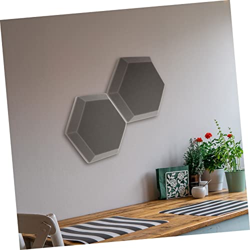 ibasenice 2pcs Paneles Acústicos Hexagonales para Aislamiento Sonoro para Estudios de Grabación y Oficinas en Casa miniatura 3