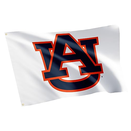 Desert Cactus Auburn University AU Flag - 3 x 5 Feet Tigers Banner Indoor/Outdoor Durable Fabric 100% Polyester Design (Style F)