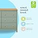daVinci Shea 6-Drawer Baby Dresser for Nursery - GREENGUARD Gold Certified - Multi-Purpose Double Chest of Drawers for Kids, Boys & Girls, Storage Dresser for Bedroom, Living Room - Light Sage & Honey