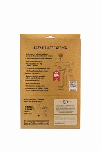 Fluidmaster PRO570W-015-P1 PRO570W-015-P1-The Easy Fit Ultra Syphon, Black, 215mm x 93mm x 260mm - Image 4