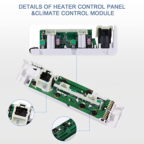 DICMIC A/C Heater Control Panel Climate Control Module Without Rear Window Defogger Switch for 1996-2000 Chevy GMC C1500 C2500 C3500 K1500 K2500 K3500 Suburban Yukon Replace# 599-007, 15-72548