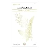 Spellbinders Papercrafts Inc Heißfolien-Teller, glitzernde Farne, viktorianischer Garten, Metall