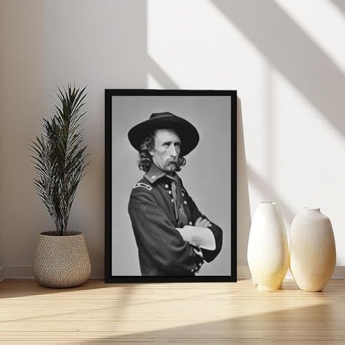Toile George Armstrong Custer 1865 impression d'art avec cadre suspendu - 6