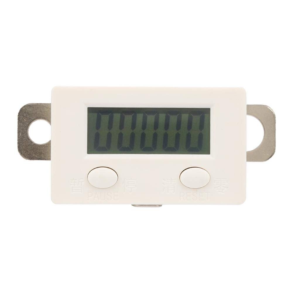 Contatore Digitale Elettrico con Display LCD per Punzonatura Elettronica Sensore di Prossimità con Magnete con Microinterruttore di Reset e Pulsante di Pausa