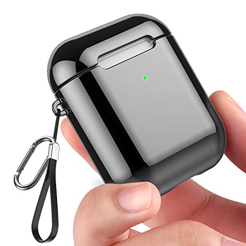 REFLYING Upgrade Case Compatible for AirPods [1st and 2nd Gen], Soft TPU Plated