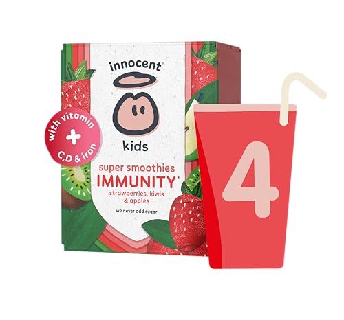 Innocent Kids Super Smoothie Strawberry Kiwi & Apple 4x150ml