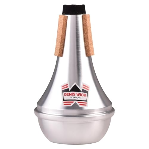 Denis Wick DW5504 Cornet Trumpet Mute – Silver Anodized
