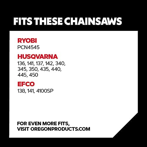 Oregon SpeedCut Chainsaw Chain for 18-Inch (45cm) Bar -72 Drive Links  fits Dolmar, Ryobi, Husqvarna and Efco and more (95TXL072E)