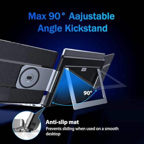 Image of 15.6 inch Laptop Screen Extender, Portable Triple Monitor for Laptops | FHD 1080P, USB-C /HDMI, Plug & Play, 120% sRGB, Low Blue Light, Detachable Monitor Extender for Wins /macOS 13.3 inch-17.3 inch