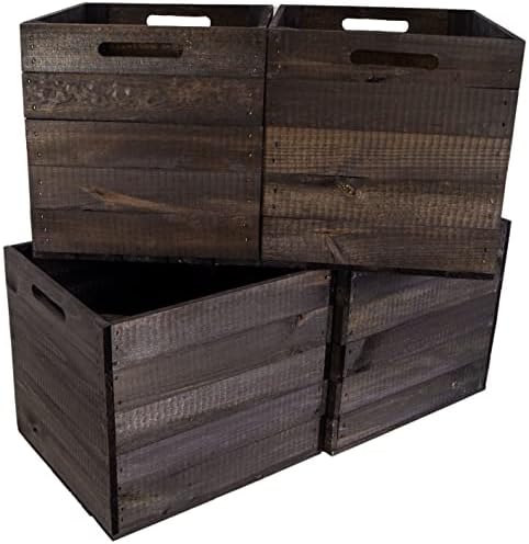 Houten opbergkisten met klepdeksel | Ruim assortiment in onze landelijke woonwinkel