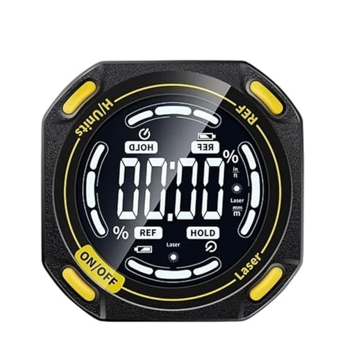 デジタル分度器 角度計 傾斜計 5面マグネット 3in1 レベルボックス