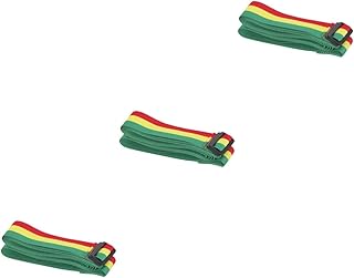 NOLITOY 3 Peças Acessórios Djembe Correias De Tambor Acessórios De Tambor Africano Tambores Africanos Djembe Cinto De Tambor Tricolor