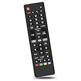 Bincolo AKB75095307 Remote Control Replacement for LG LED LCD Smart TV 32LJ550B 43UJ6200 43UJ6500 43UJ6560 49UJ6500 49UJ6560 55LJ5500 55UJ6050 55UJ6520 55UJ6540 55UJ6580 60UJ6540, and More