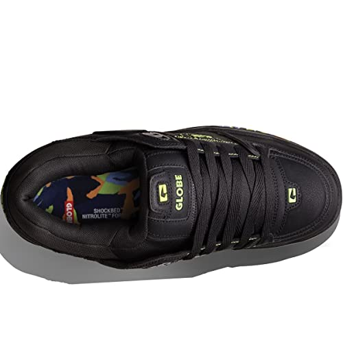 Image of Globe Fusion Black /Lime /Mosaic 6 D (M)