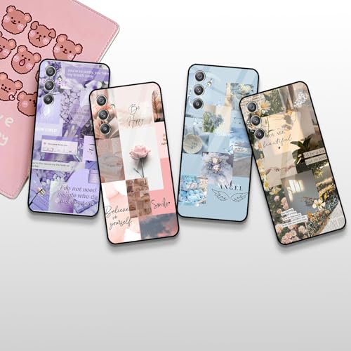 Image of COLORflow Back Cover Compatible with Samsung Galaxy A34 5G | Aesthetic Color Customized | Shockproof TPU Bumper with Camera Protection Back Cover Compatible with Samsung Galaxy A34 5G
