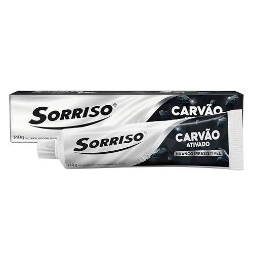 Sorriso Creme Dental Clareador Carvão Ativado 140g