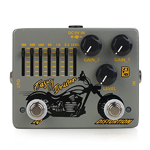 Caline DCP04 Easy Driver Pédale de guitare - Les Beatles, Paul McCartney, John Lennon, RIngo Starr, George Harrison Caline DCP04 Easy Driver Pédale de guitare