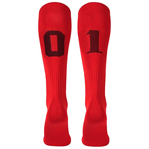 Custom Team Number Knee High Socks Athletic Socks by 3street Soccer Socks Choose Your Number