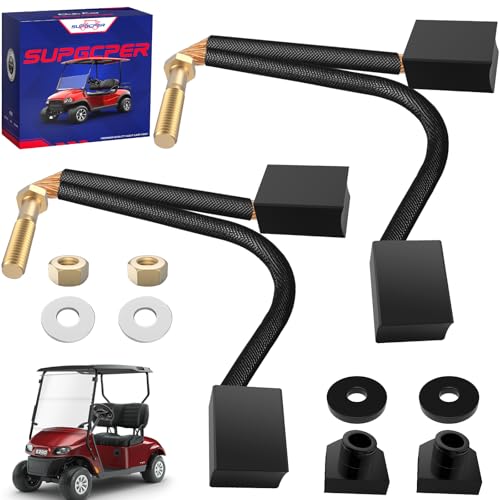 SUPGCPER Golf Cart ADC Motor Brush Kit for Club Car & EZGO TXT 1997-2009 Electric, Durable Replacement for Enhanced Performance, Club Car ADC Motor Brush Kit OEM Replace# 73120G25 102186201 102187101