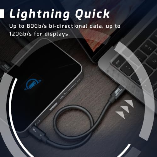 OWC Câble Thunderbolt 5/USB-C de 0,8 m – vue 4