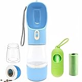 Dog Water Bottle for Walking,Dog Travel Water Bottle,Portable Dog Water Bottle,Multifunctional and...